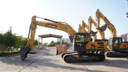 máy đào bánh xích