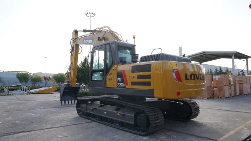 máy đào bánh xích lovol