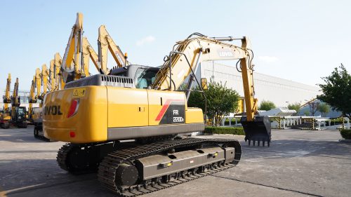 máy đào bánh xích weichai