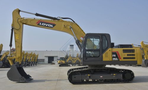 máy đào bánh xích weichai