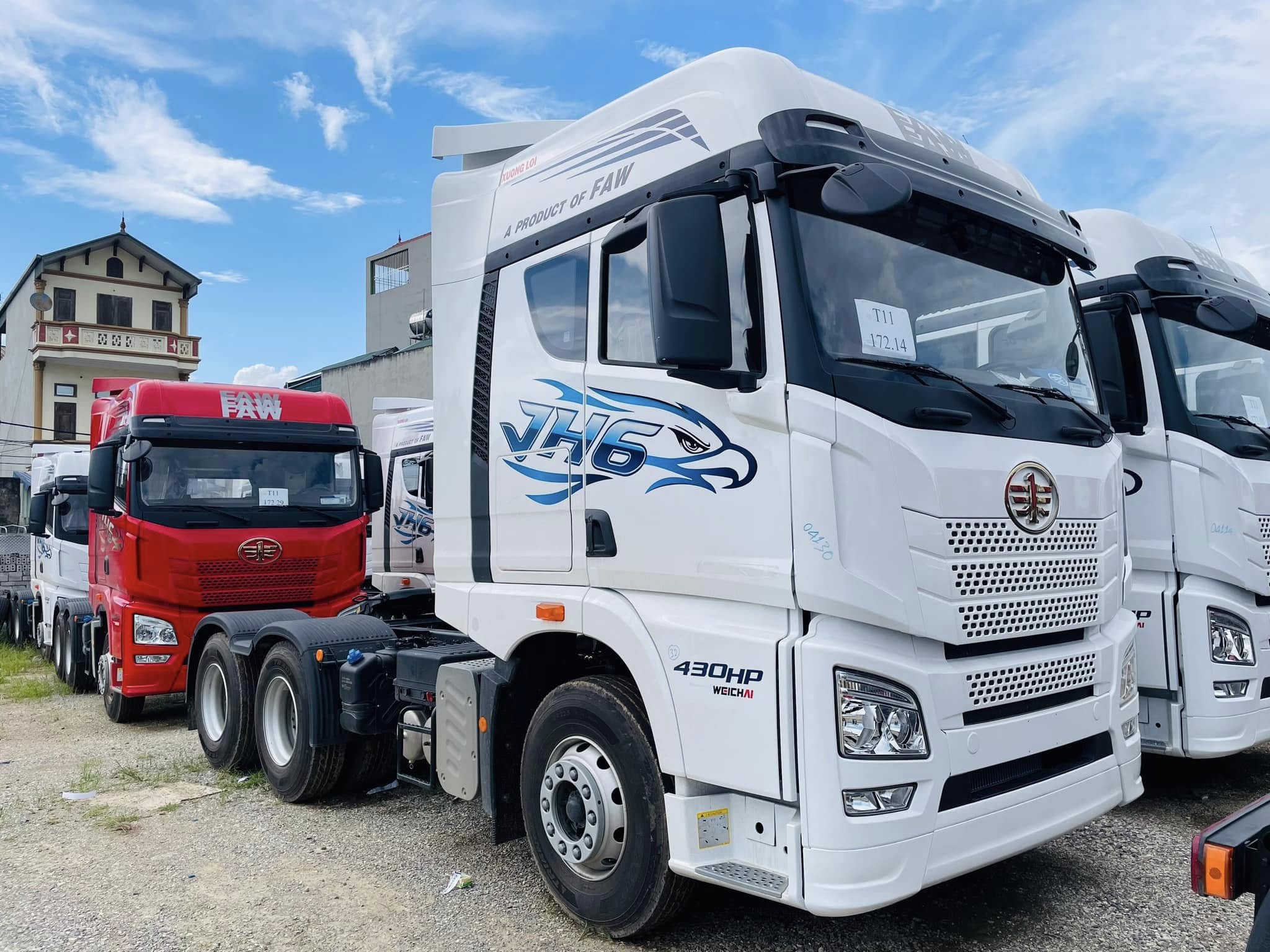 thông số xe đầu kéo faw